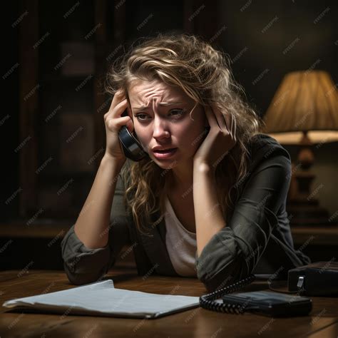 Premium Photo | Caught in the Storm A Candid Portrait of Frustration