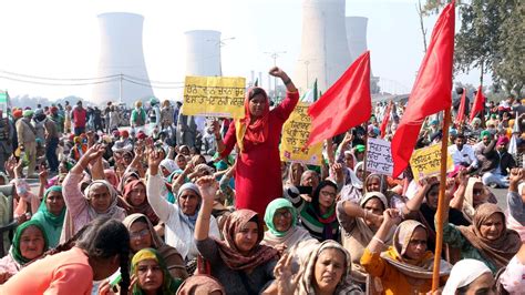 Photos Farmers “chakka Jam” Protest Passes Without Incident Hindustan Times