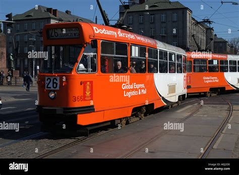 Tram In Praga Warsaw Poland Stock Photo Alamy
