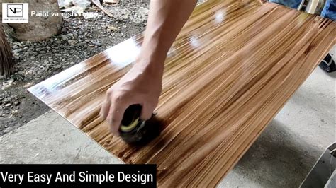 Using Oil Tinting Colors To Create A Wood Grain Design For Beginners