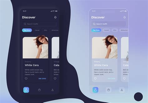 Neumorphism To Glassmorphism Ui Ux On Behance