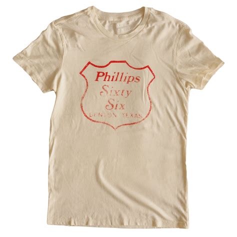 Distressed Phillips Sixty Six Denton Tx Tee Norman Roscoe