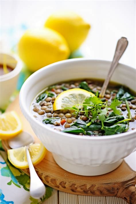 Lebanese Lentil And Swiss Chard Soup Adas Bi Hamod Cooking