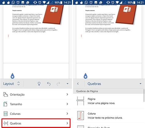 Word Para Android Como Configurar As P Ginas Do Seu Documento Dicas