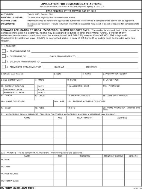 Da Form Pdf Fillable Printable Forms Free Online