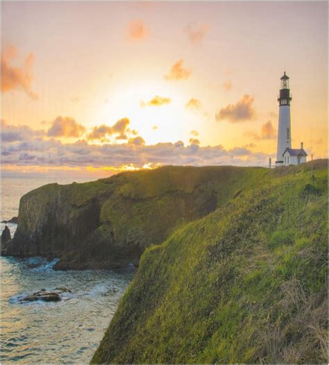 Dreamtimes Beautiful Sunset Lighthouse Dishwasher Magnet Sticker