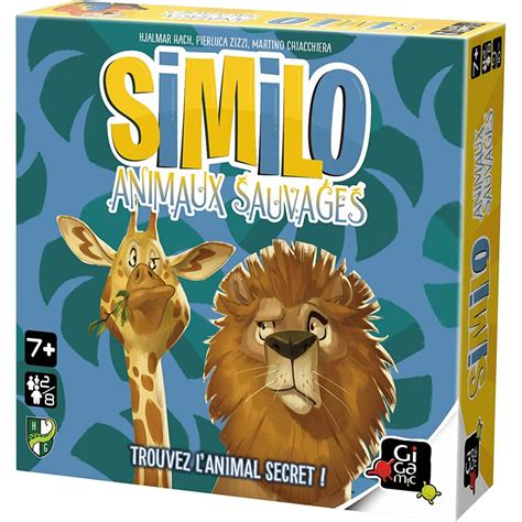 Acheter Similo Animaux Sauvages Jeux De Cartes Gigamic Le Nua