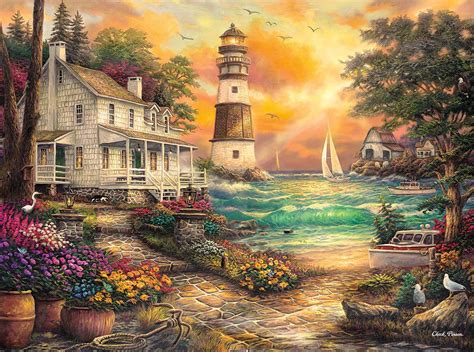 Buy Buffalo Games Chuck Pinson Cottage By The Sea 1000 Piece