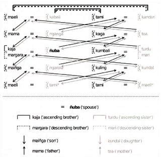 Simplified Kin Term Map For The English Kinship Terminology Affinal