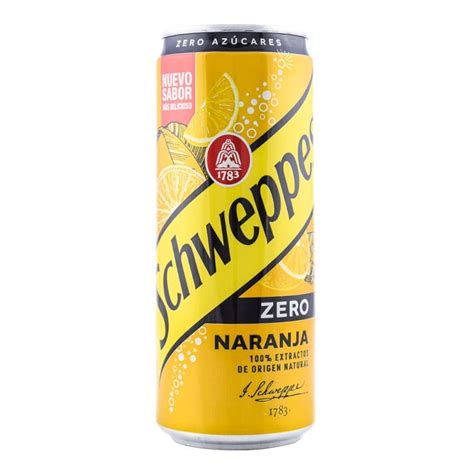 Comprar Refresco De Naranja Schweppes Zero Cl Pack Latas