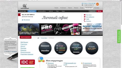 Каталог личного офиса NL International: структура и функции