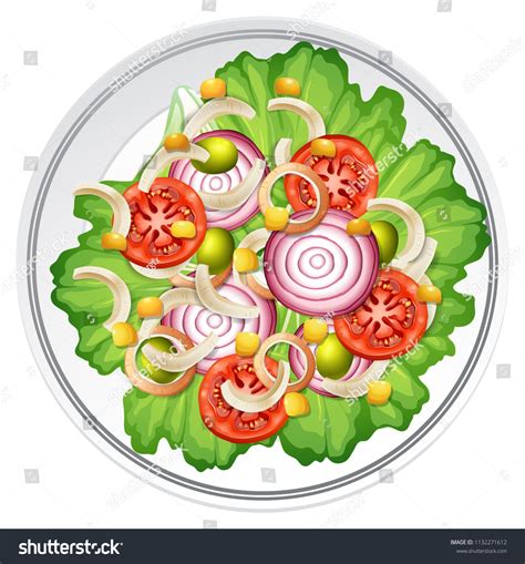 Lettuce Salad Clipart