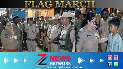 South Zone DCP Sneha Mehra IPS Conducted Flag March Under Falaknuma PS