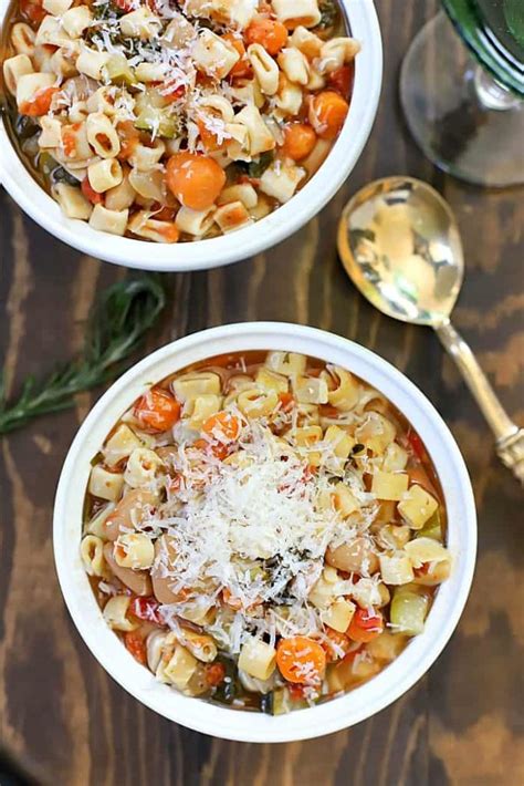 The Best Crock Pot Minestrone Soup Yummy Healthy Easy