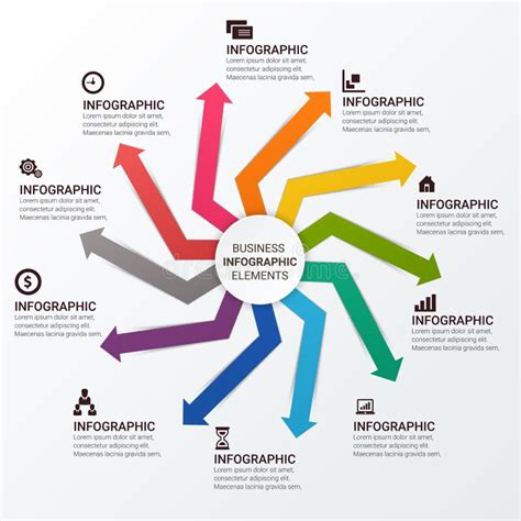 Opciones Infográficas Modernas Opciones De Banner Elemento De Infografía Vectorial Vector