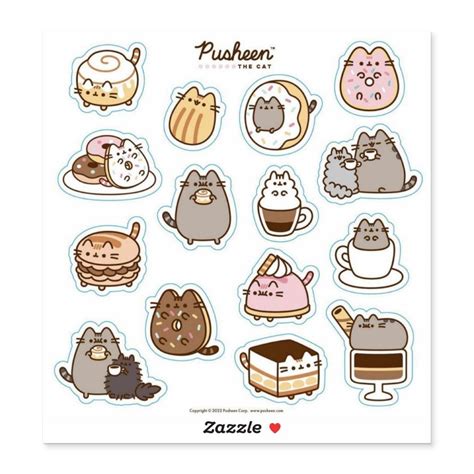 Create Your Own Custom Cut Vinyl Sticker Zazzle Pusheen Stickers