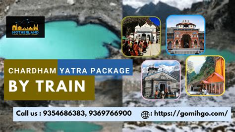 Chardham Yatra Package By Train Motherland