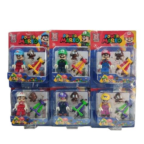 Jual Mainan Action Figure Mario Set Action Figure Luigi Mainan Anak