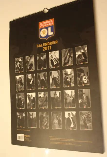 GRAND CALENDRIER OFFICIEL OL OLYMPIQUE LYONNAIS 2011 EUR 13 50