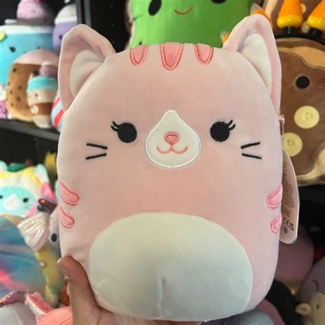 Squishmallows Toys 8 Laura The Pink Cat Squishmallow Poshmark