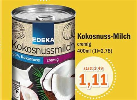 Kokosnuss Milch Angebot Bei Aktiv Irma