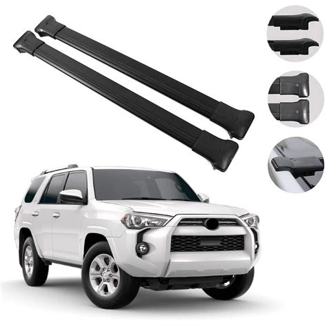 Omac Roof Rack Cross Bar Set For Toyota 4runner 2010 2022 Silver Car