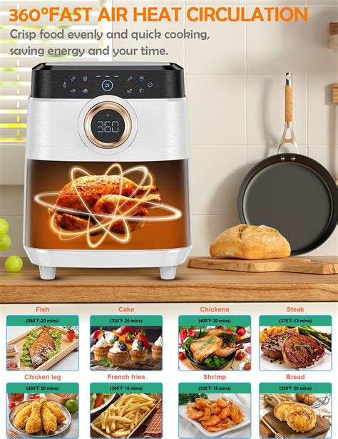 Air Fryer Airfryer Oven Large Air Fryer 1700w 8 In 1 With Touch Screen