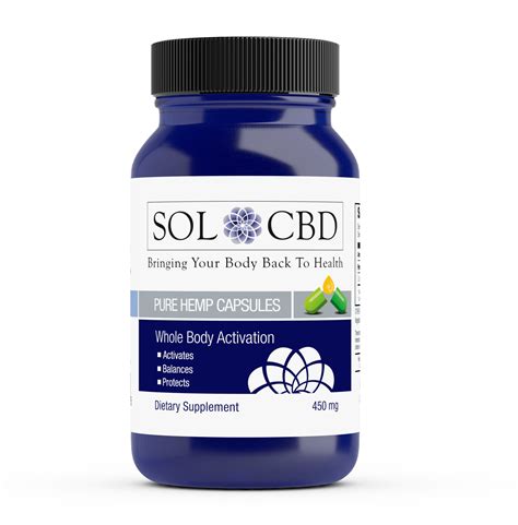 15 Mg CBD Capsules By SOL Vaporsmooth