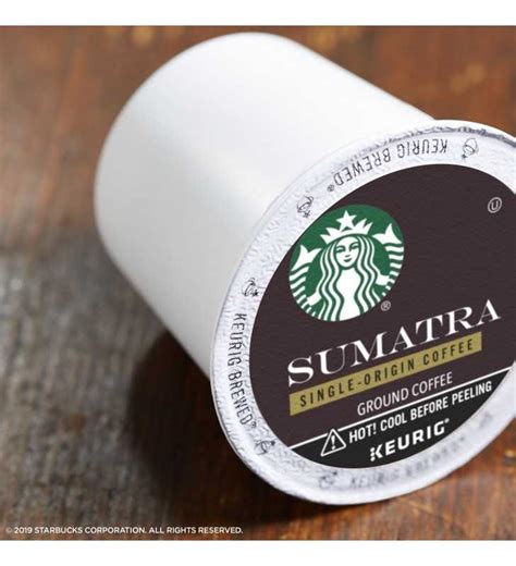 Starbucks Dark Roast K Cup Coffee Pods Sumatra For Keurig Brewers 1