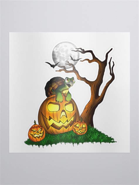 Halloween Turtle 🐢 🎃 - Sticker