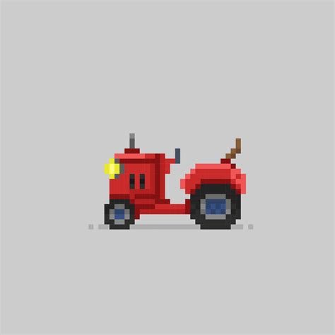 Tracteur Dans Pixel Art Style 23002856 Art Vectoriel Chez Vecteezy