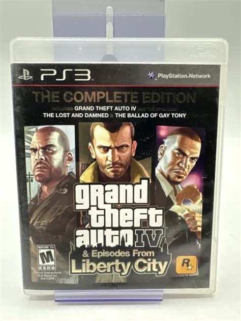 GRAND THEFT AUTO IV The Complete Edition PlayStation 3 PS3 Pas De