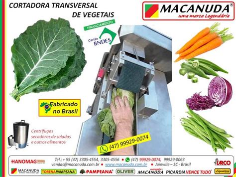 MÁQUINA FATIADORA INDUSTRIAL DE COUVE MARCA MACANUDA CIMM