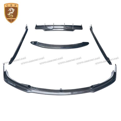 Buy Carbon Fiber Front Bumper Lip Rear Diffuser Side Skirts Rear