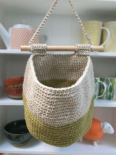 Crochet Hanging Basket Free Pattern Artofit