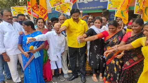 Tdp Stages Protests Demanding Prohibition In Andhra Pradesh The Hindu