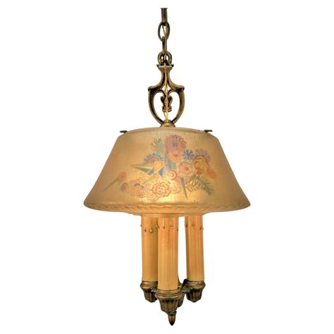 Lightolier Art Deco Style Chandelier At 1stdibs