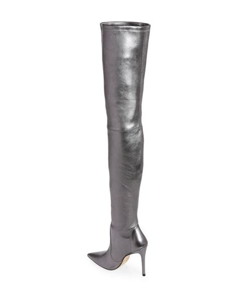 Stuart Weitzman Ultrastuart 100 Stretch Pointed Toe Over The Knee Boot