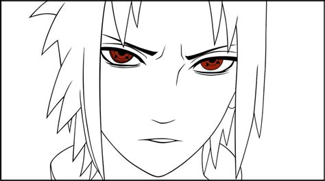 Sasuke Sharingan line art by megamanfzx on DeviantArt