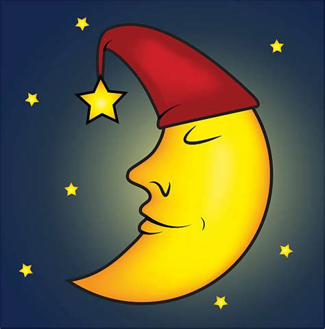 Best Moon Face Illustrations, Royalty-Free Vector Graphics & Clip Art ...