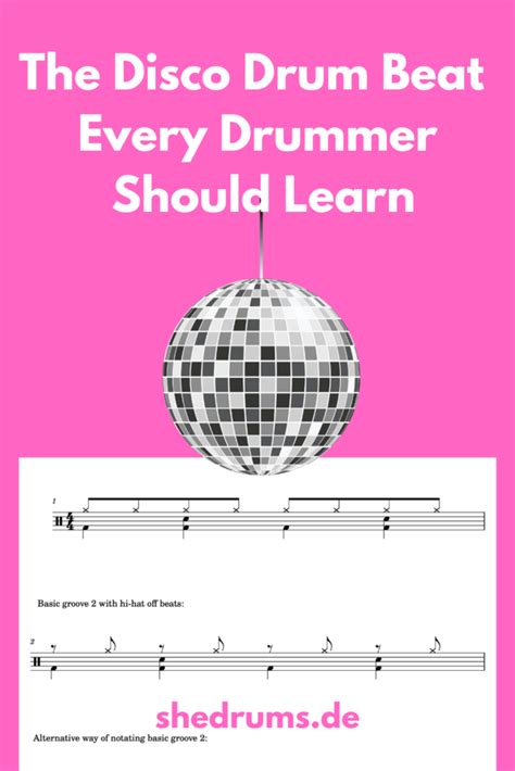 The Disco Drum Beat Every Drummer Should Learn She Drums Rock The Kit