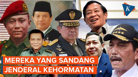 Video Daftar Jenderal Kehormatan Selain Prabowo Subianto Ada Presiden