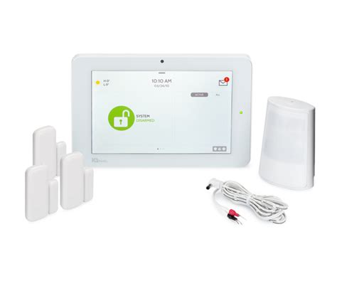 Qolsys Iq Panel 2 Plus 345 Mhz Verizon Lte 3 1 System Kit Wireless Alarm System 3 Door Window