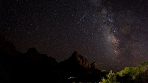 Milky Way Rising And Sunset Time Lapse At Zion National Park Hd Youtube