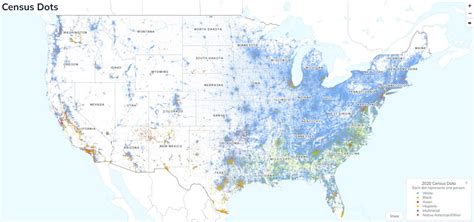 The Racial Dot Map of the United States - Vivid Maps