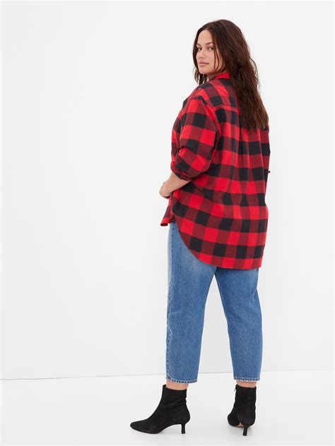 Flannel Big Shirt Gap