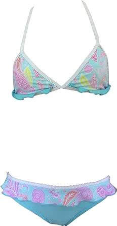 C C Las niñas Bikini bañador Las Edades de años años Azul Amazon es Ropa y