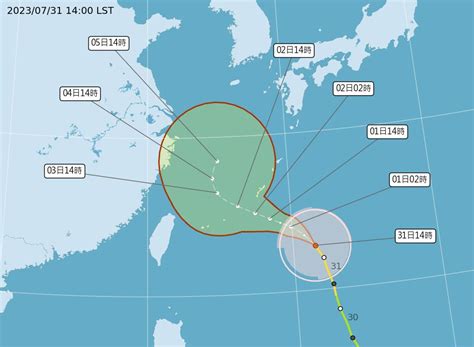 中颱「卡努」暴風圈會更大！明晚可能發海警 各地變天時程曝 Ettoday生活新聞 Ettoday新聞雲