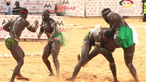 Combat Mamady Ndiaye Vs Ndiaga Thiam Journ E Jaambar Production Youtube