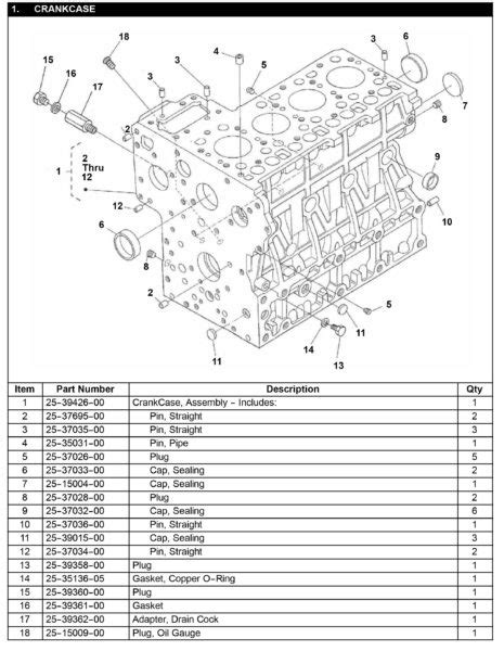 Kubota V2203DI parts catalogue – Diesel Spares